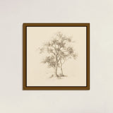 The Tree Vintage Art on Stretch Canvas